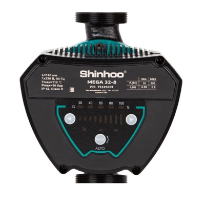 Насос циркуляционный Shinhoo MEGA 32-8 1-230V для отопления