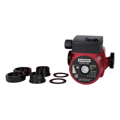 Насос циркуляционный Rommer 25/40-130 для отопления