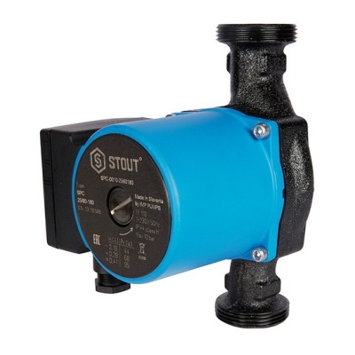 Насос циркуляционный STOUT SPC 25-60 180 для отопления и ГВС