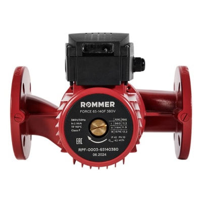 Насос циркуляционный ROMMER FORCE 65-140F 380 В фланцевый для отопления