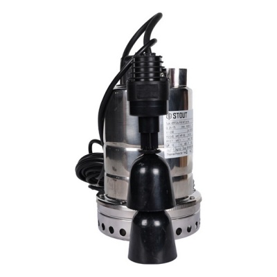 Насос дренажный STOUT SPD-0003-200250 с вертикальным поплавком