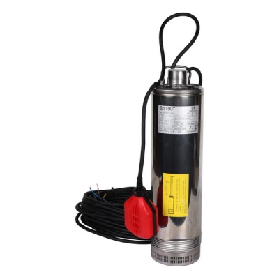 Насос колодезный STOUT SPW 750 с поплавком