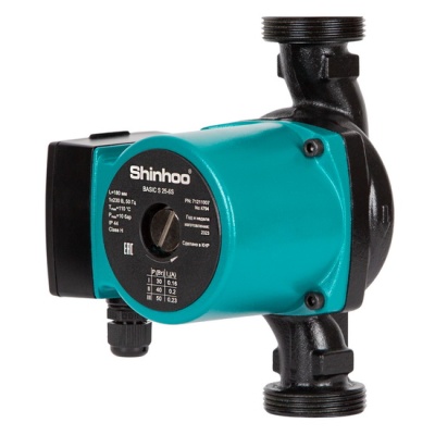 Насос циркуляционный Shinhoo BASIC S 25-4S 180 1-230V для отопления