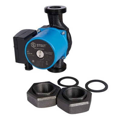 Насос циркуляционный STOUT SPC 32-40 180 для отопления и ГВС