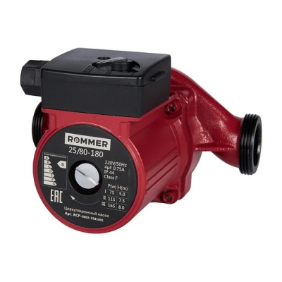 Насос циркуляционный Rommer 25/80-180 для отопления