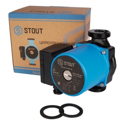 Насос циркуляционный STOUT SPC 25-40 130 для отопления и ГВС