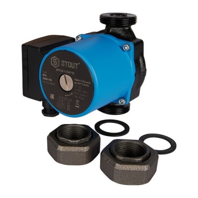 Насос циркуляционный STOUT SPC 25-60 130 для отопления и ГВС