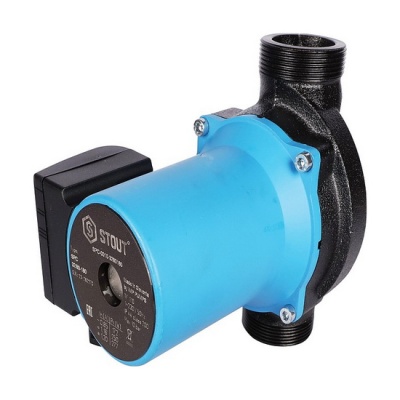 Насос циркуляционный STOUT SPC 32-80 180 для отопления и ГВС