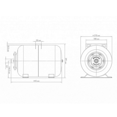 Гидроаккумулятор Джилекс ГП 24 литра для водоснабжения
