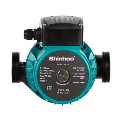 Насос циркуляционный Shinhoo BASIC 25-16 230 1-230V для отопления