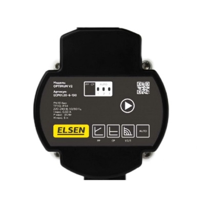 Насос циркуляционный ELSEN OPTIMUM V2 DN20-6 130 с частотным регулированием