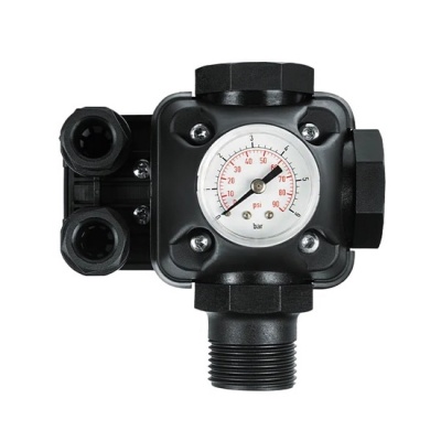 Реле давления UNIPUMP PM/5-3W со встроенным манометром