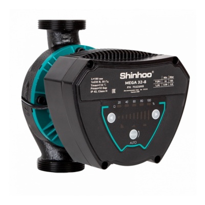 Насос циркуляционный Shinhoo MEGA 32-8 1-230V для отопления
