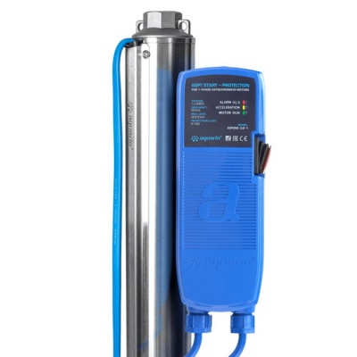 Насос скважинный Aquario ASP1.8E-80-90 P с пуско-защитным блоком