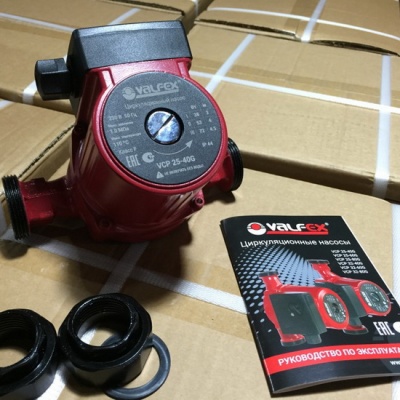 Насос циркуляционный Valfex VCP 25-40G 180 для отопления и ГВС