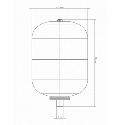 Гидроаккумулятор Джилекс ВП 10 литров для водоснабжения