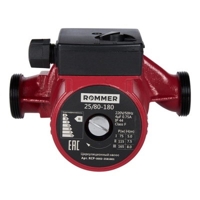 Насос циркуляционный Rommer 25/80-180 для отопления