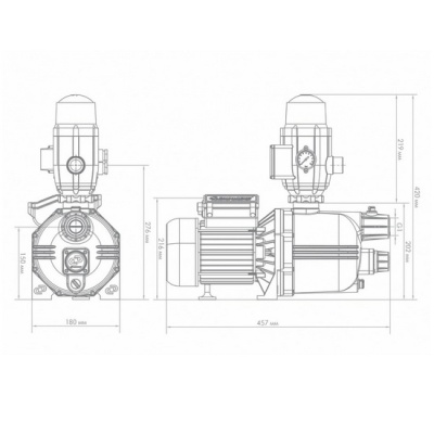 Насос поверхностный Джилекс Джамбо Комфорт 60/35 П-К