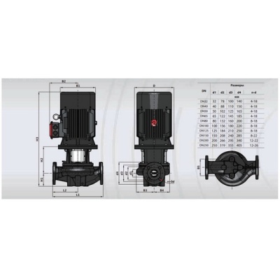 Насос циркуляционный FANCY FTD 100-33/2 3-380 В