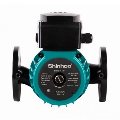 Насос циркуляционный Shinhoo BASIC 40-12SF 3-380V для отопления