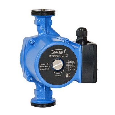 Насос циркуляционный ZOTA RING 25-40 S 180 для отопления